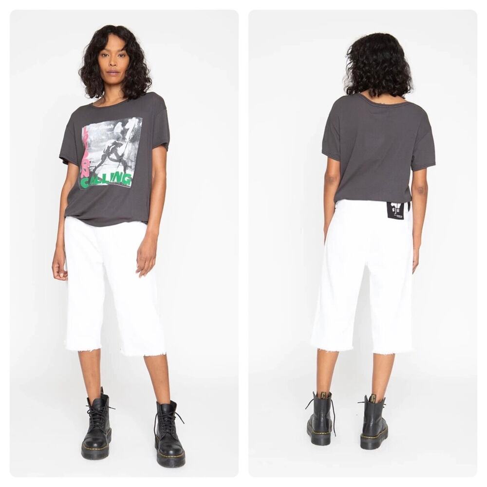 Free People x Sandrine Rose - NWT Bermuda Jeans Shorts